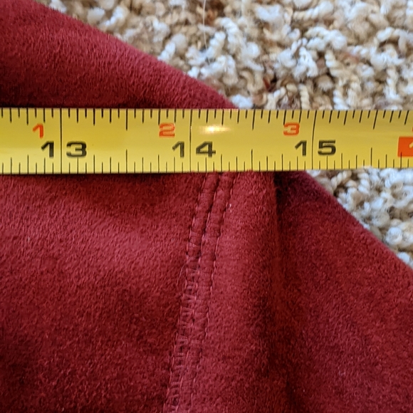 VTG Outback Trading Company Burgundy Fleece Lined Jacket - Picture 10 of 13